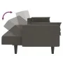 Sofá cama de 2 plazas con dos almohadas terciopelo gris oscuro by , Sofas - Ref: Foro24-375848, Price: 278,91 €, Discount: %