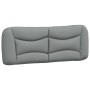Cabecero de cama acolchado tela gris claro 120 cm de , Cabeceros y pies de cama - Ref: Foro24-374561, Precio: 56,68 €, Descue...