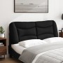 Cabecero de cama acolchado tela negro 120 cm de , Cabeceros y pies de cama - Ref: Foro24-374563, Precio: 54,68 €, Descuento: %