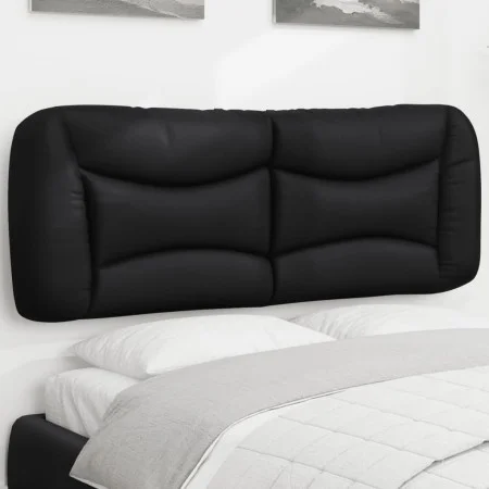 Cabecero de cama acolchado cuero sintético negro 120 cm de , Cabeceros y pies de cama - Ref: Foro24-374568, Precio: 55,83 €, ...