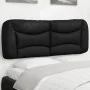 Cabecero de cama acolchado cuero sintético negro 120 cm de , Cabeceros y pies de cama - Ref: Foro24-374568, Precio: 55,83 €, ...