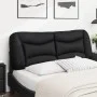 Cabecero de cama acolchado cuero sintético negro 120 cm de , Cabeceros y pies de cama - Ref: Foro24-374568, Precio: 55,83 €, ...