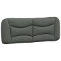 Cabecero de cama acolchado tela gris oscuro 140 cm de , Cabeceros y pies de cama - Ref: Foro24-374577, Precio: 63,07 €, Descu...
