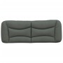Cabecero de cama acolchado tela gris oscuro 140 cm de , Cabeceros y pies de cama - Ref: Foro24-374577, Precio: 63,07 €, Descu...