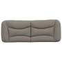 Padded headboard in taupe gray fabric 140 cm by , Headboards and footboards - Ref: Foro24-374580, Price: 75,35 €, Discount: %