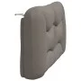 Padded headboard in taupe gray fabric 140 cm by , Headboards and footboards - Ref: Foro24-374580, Price: 75,35 €, Discount: %