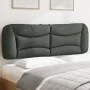 Padded headboard dark gray fabric 160 cm by , Headboards and footboards - Ref: Foro24-374589, Price: 75,73 €, Discount: %