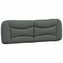 Padded headboard dark gray fabric 160 cm by , Headboards and footboards - Ref: Foro24-374589, Price: 75,73 €, Discount: %