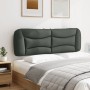 Cabecero de cama acolchado tela gris oscuro 160 cm de , Cabeceros y pies de cama - Ref: Foro24-374589, Precio: 76,69 €, Descu...