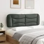 Padded headboard dark gray fabric 160 cm by , Headboards and footboards - Ref: Foro24-374589, Price: 75,73 €, Discount: %