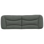 Cabecero de cama acolchado tela gris oscuro 160 cm de , Cabeceros y pies de cama - Ref: Foro24-374589, Precio: 76,69 €, Descu...