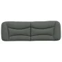 Padded headboard dark gray fabric 160 cm by , Headboards and footboards - Ref: Foro24-374589, Price: 75,73 €, Discount: %