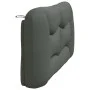 Padded headboard dark gray fabric 160 cm by , Headboards and footboards - Ref: Foro24-374589, Price: 75,73 €, Discount: %
