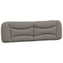 Padded headboard in gray taupe fabric, 180 cm. by , Headboards and footboards - Ref: Foro24-374604, Price: 95,51 €, Discount: %