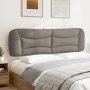 Padded headboard in gray taupe fabric, 180 cm. by , Headboards and footboards - Ref: Foro24-374604, Price: 95,51 €, Discount: %