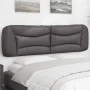 Gepolstertes Bettkopfteil aus grauem Kunstleder, 180 cm von , Kopf- und Fußteile - Ref: Foro24-374610, Preis: 71,63 €, Rabatt: %