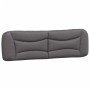 Cabecero de cama acolchado cuero sintético gris 180 cm de , Cabeceros y pies de cama - Ref: Foro24-374610, Precio: 72,13 €, D...
