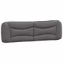 Gepolstertes Bettkopfteil aus grauem Kunstleder, 180 cm von , Kopf- und Fußteile - Ref: Foro24-374610, Preis: 71,63 €, Rabatt: %