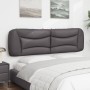 Cabecero de cama acolchado cuero sintético gris 180 cm de , Cabeceros y pies de cama - Ref: Foro24-374610, Precio: 72,13 €, D...