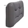 Gepolstertes Bettkopfteil aus grauem Kunstleder, 180 cm von , Kopf- und Fußteile - Ref: Foro24-374610, Preis: 71,63 €, Rabatt: %