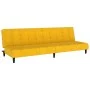 Sofá cama de 2 plazas terciopelo amarillo de , Sofás - Ref: Foro24-375770, Precio: 258,21 €, Descuento: %