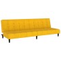 Sofá cama de 2 plazas terciopelo amarillo de , Sofás - Ref: Foro24-375770, Precio: 243,36 €, Descuento: %