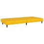 Sofá cama de 2 plazas terciopelo amarillo de , Sofás - Ref: Foro24-375770, Precio: 243,36 €, Descuento: %