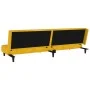 Sofá cama de 2 plazas terciopelo amarillo de , Sofás - Ref: Foro24-375770, Precio: 258,21 €, Descuento: %