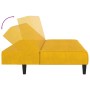 Sofá cama de 2 plazas terciopelo amarillo de , Sofás - Ref: Foro24-375770, Precio: 243,36 €, Descuento: %