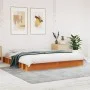 Solid wax brown pine wood bed frame 180x200 cm by , Beds and slatted bases - Ref: Foro24-3211841, Price: 185,25 €, Discount: %