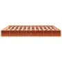Solid wax brown pine wood bed frame 180x200 cm by , Beds and slatted bases - Ref: Foro24-3211841, Price: 185,25 €, Discount: %