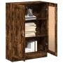Armario libros madera de ingeniería roble humo 82,5x30,5x115 cm de , Librerías y estanterías - Ref: Foro24-833786, Precio: 76...