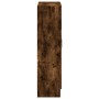 Armario libros madera de ingeniería roble humo 82,5x30,5x115 cm de , Librerías y estanterías - Ref: Foro24-833786, Precio: 76...