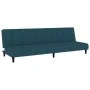 Sofá cama de 2 plazas terciopelo azul de , Sofás - Ref: Foro24-375762, Precio: 242,99 €, Descuento: %