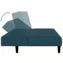 2-Sitzer-Schlafsofa aus blauem Samt von , Sofas - Ref: Foro24-375762, Preis: 242,99 €, Rabatt: %