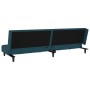 Sofá cama de 2 plazas terciopelo azul de , Sofás - Ref: Foro24-375762, Precio: 229,26 €, Descuento: %
