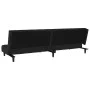 Black velvet 2-seater sofa bed by , Sofas - Ref: Foro24-375769, Price: 242,47 €, Discount: %