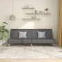 Sofá cama de 2 plazas tela gris claro de , Sofás - Ref: Foro24-375826, Precio: 255,58 €, Descuento: %