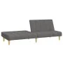 Sofá cama de 2 plazas tela gris claro de , Sofás - Ref: Foro24-375826, Precio: 255,58 €, Descuento: %