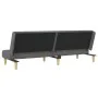 Sofá cama de 2 plazas tela gris claro de , Sofás - Ref: Foro24-375826, Precio: 255,58 €, Descuento: %