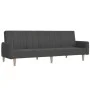 Sofá cama de 2 plazas tela gris oscuro de , Sofás - Ref: Foro24-375853, Precio: 268,81 €, Descuento: %