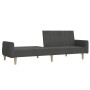 Sofá cama de 2 plazas tela gris oscuro de , Sofás - Ref: Foro24-375853, Precio: 273,54 €, Descuento: %