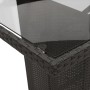 Set de comedor de jardín 9 pzas y cojines ratán sintético negro en Conjuntos de jardín | Comprar online en Foru.es