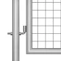 Silberverzinktes Gartentor aus Stahl, 306 x 200 cm von vidaXL, Gartentore - Ref: Foro24-144764, Preis: 450,02 €, Rabatt: %