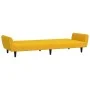 2-Sitzer-Schlafsofa aus gelbem Samt von , Sofas - Ref: Foro24-375864, Preis: 262,91 €, Rabatt: %