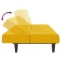 Sofá cama de 2 plazas terciopelo amarillo de , Sofás - Ref: Foro24-375845, Precio: 235,35 €, Descuento: %