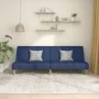 Sofá cama de 2 plazas tela azul de , Sofás - Ref: Foro24-375830, Precio: 242,85 €, Descuento: %