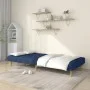 Sofá cama de 2 plazas tela azul de , Sofás - Ref: Foro24-375830, Precio: 242,85 €, Descuento: %