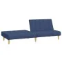 Sofá cama de 2 plazas tela azul de , Sofás - Ref: Foro24-375830, Precio: 242,85 €, Descuento: %