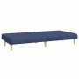 Sofá cama de 2 plazas tela azul de , Sofás - Ref: Foro24-375830, Precio: 247,11 €, Descuento: %